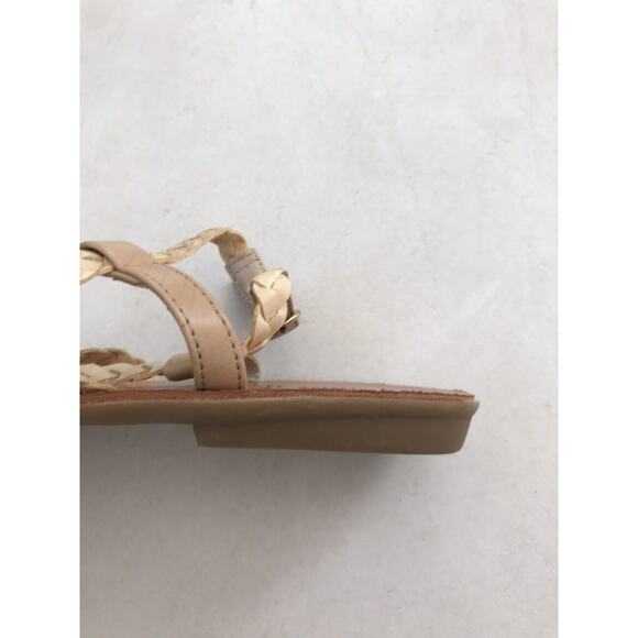 Nine West Sandals Flats Braided Strappy Emmalynol - Picture 8 of 8